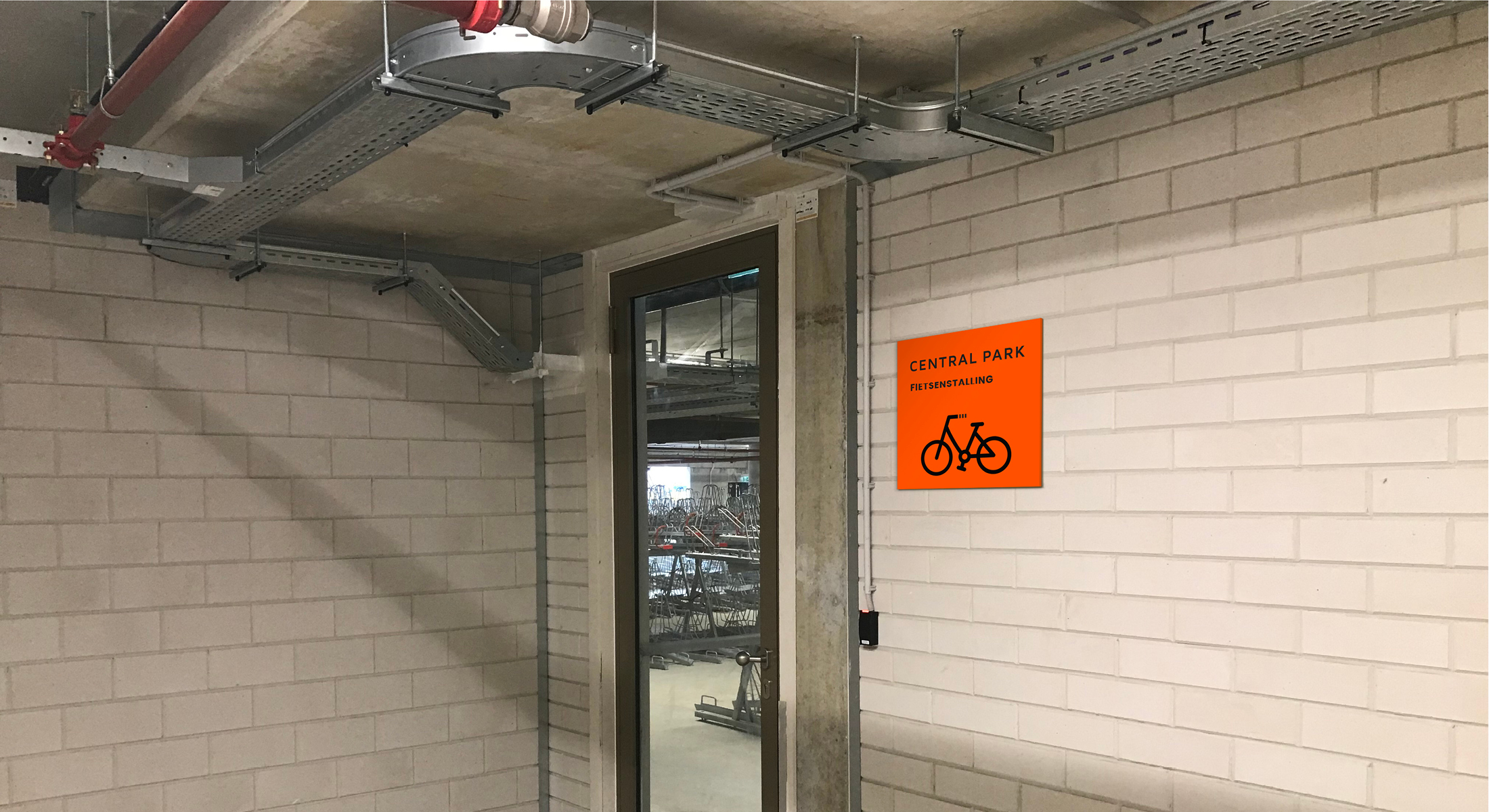 bewegwijzering kantoorgebouw Central Park Utrecht